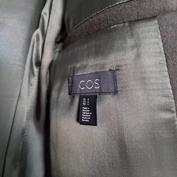 Cos Brown Coat. Like new. Jil Sander style - Picture 4 of 5